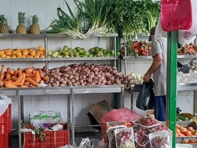 Mercado del sur con verduras