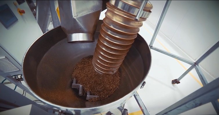 Café en proceso de tostado