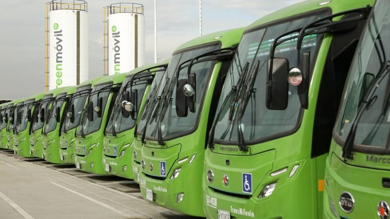 Buses electricos @Secretaria de Ambiente de Bogotá