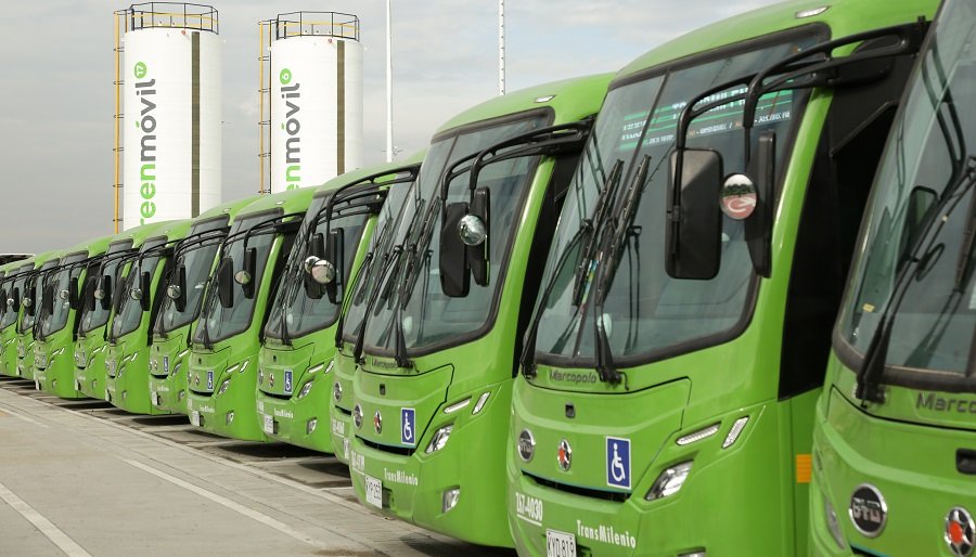 Buses electricos @Secretaria de Ambiente de Bogotá